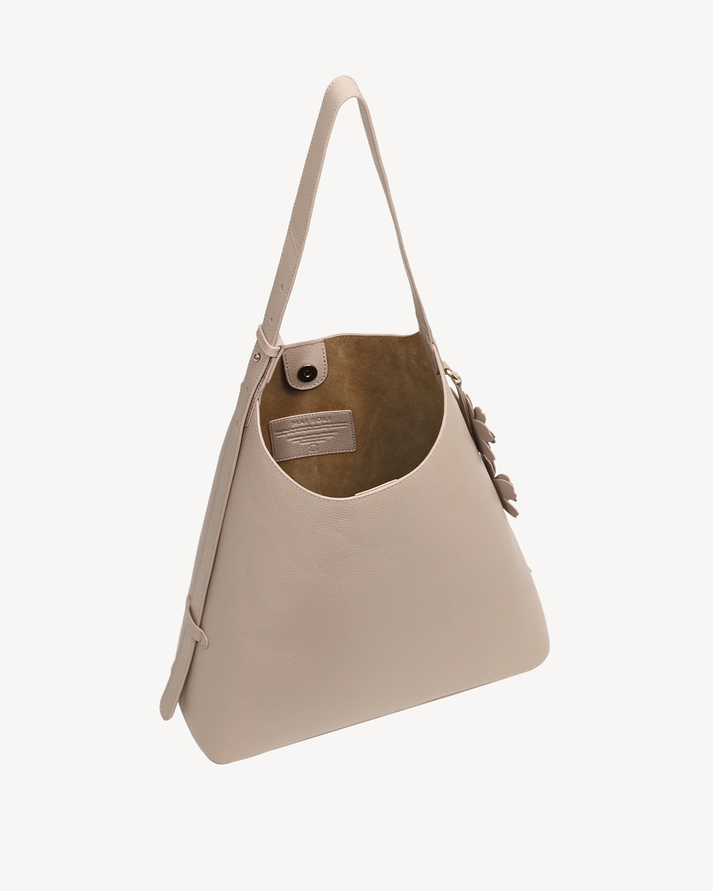 Daphne Large Bucket Tote -Nude