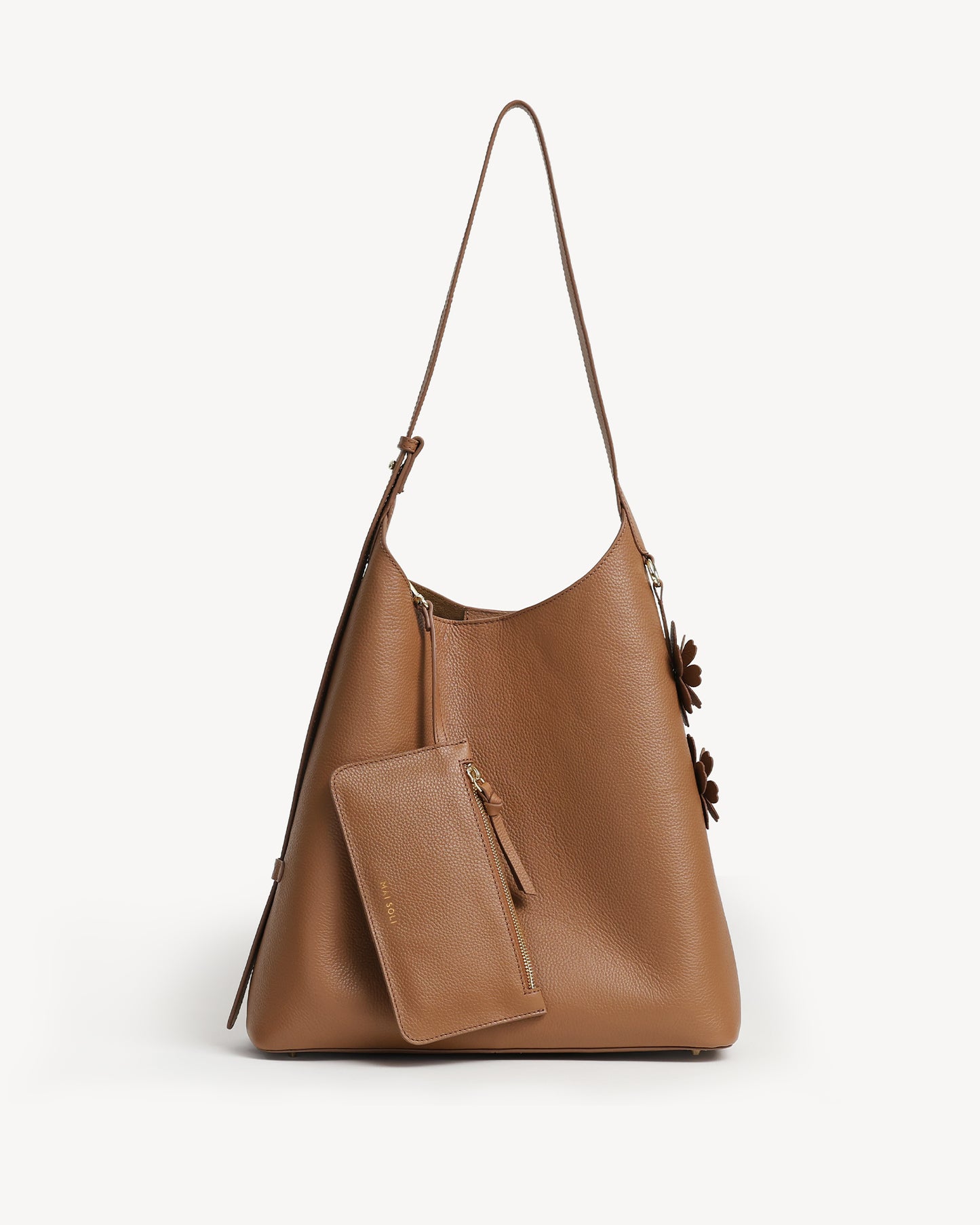 Daphne Large Bucket Tote - Tobacco