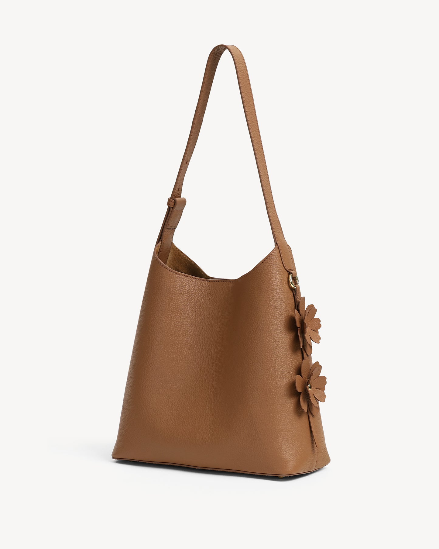 Daphne Large Bucket Tote - Tobacco