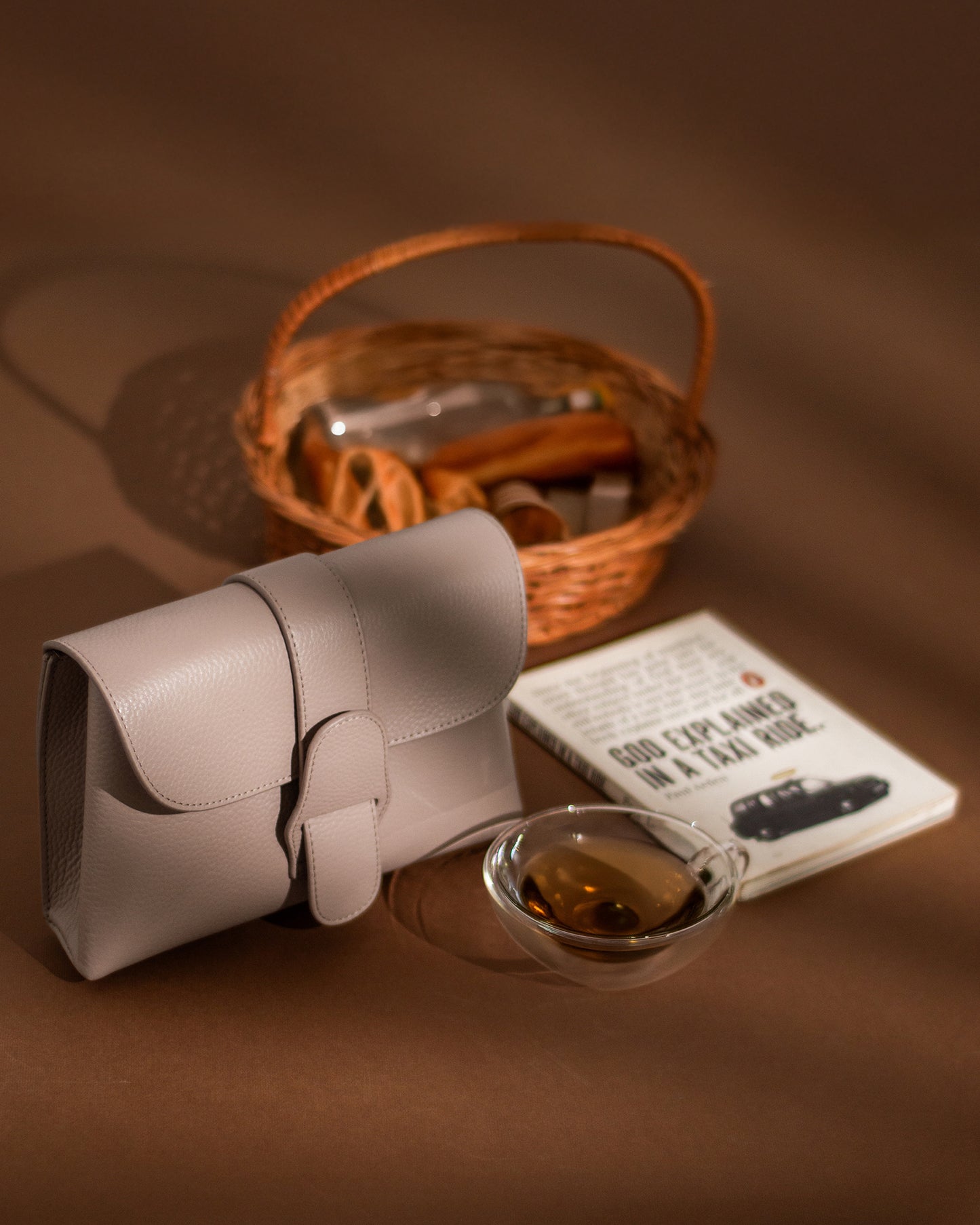 Claire Mini Envelope Clutch - Nude
