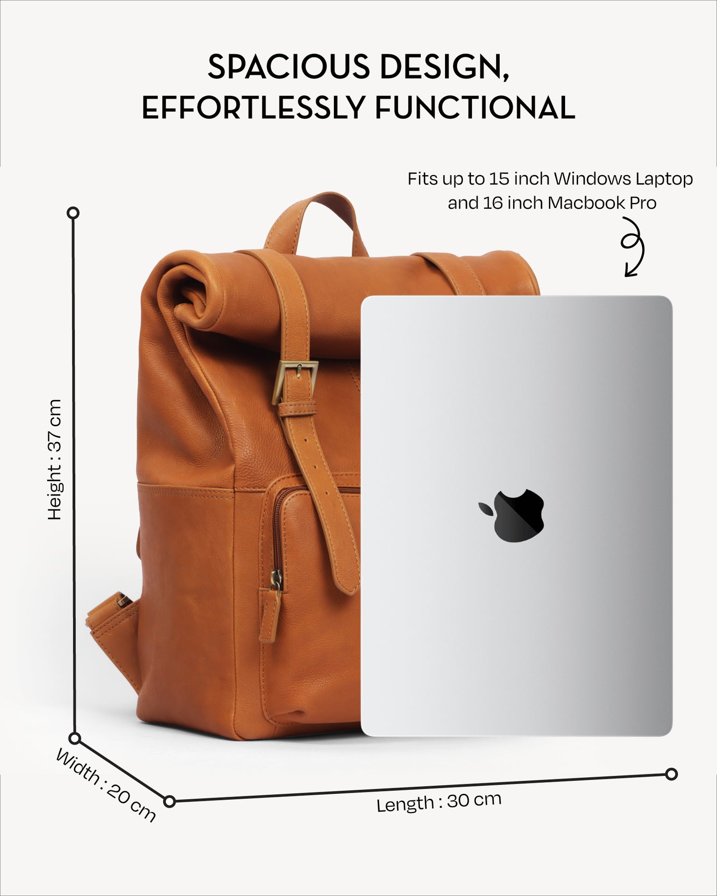 Toronto Backpack - Vintage Caramel