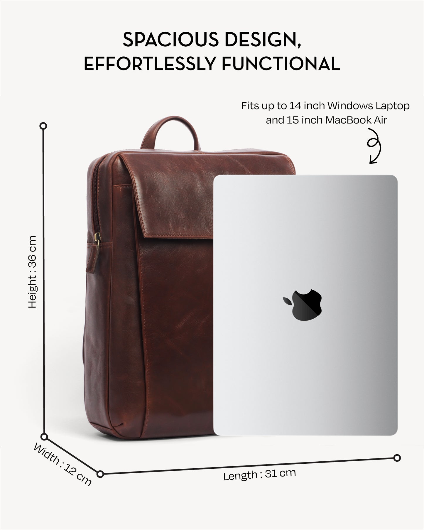 Copenhagen Backpack - Vintage Brown
