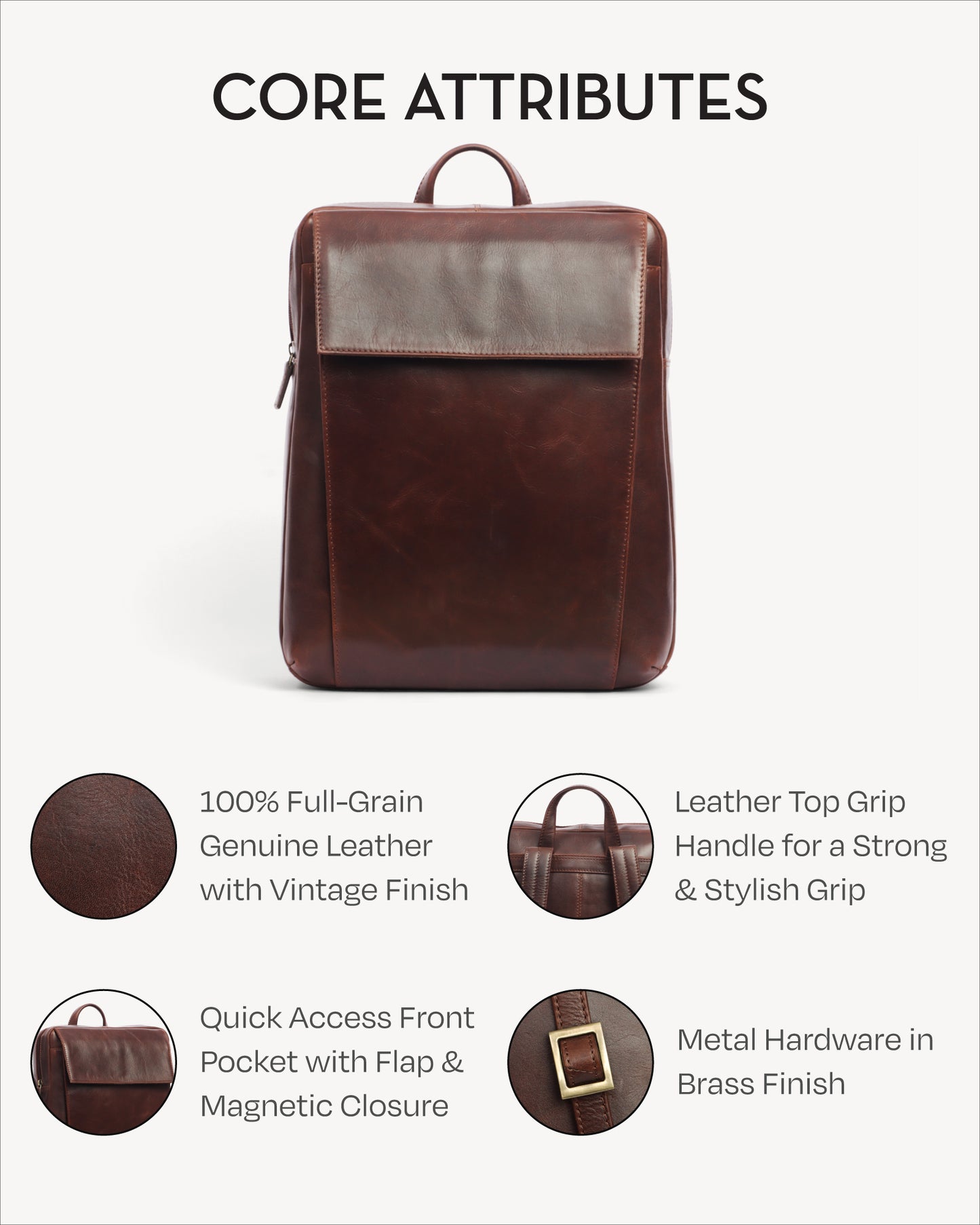 Copenhagen Backpack - Vintage Brown