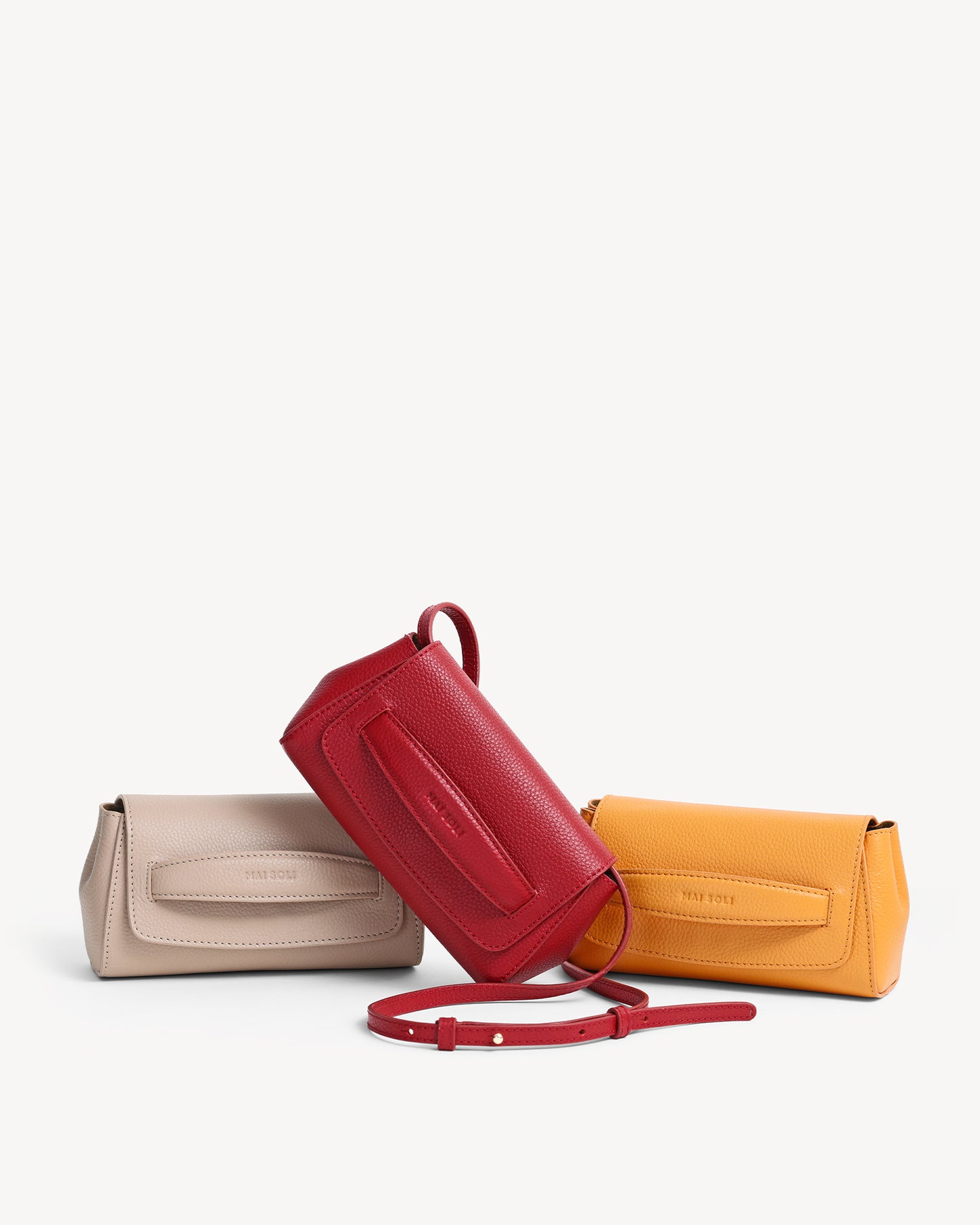 Phoebe Clutch - Scarlet Red