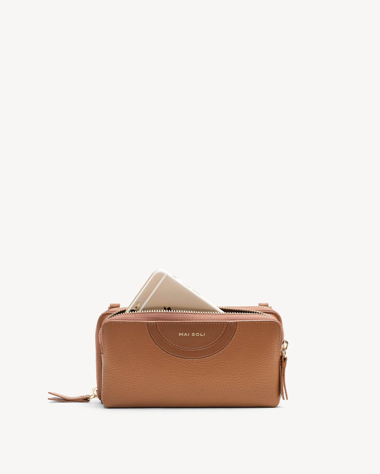 Chloe Clutch Bag - Hazelnut