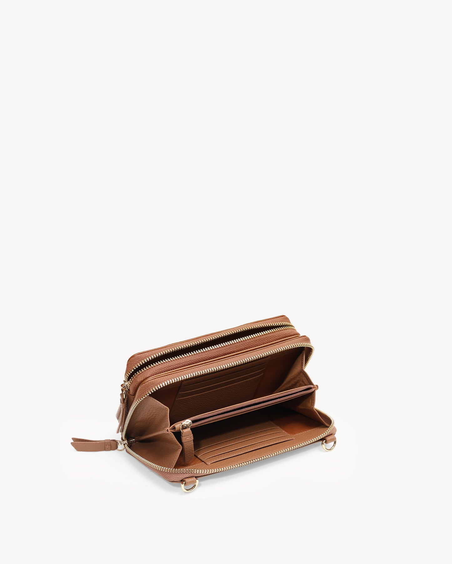 Chloe Clutch Bag - Hazelnut