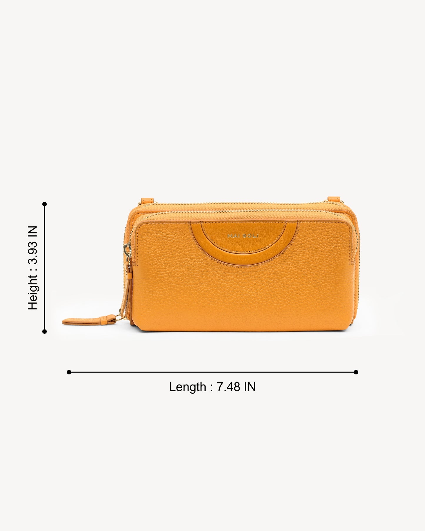 Chloe Clutch Bag - Apricot