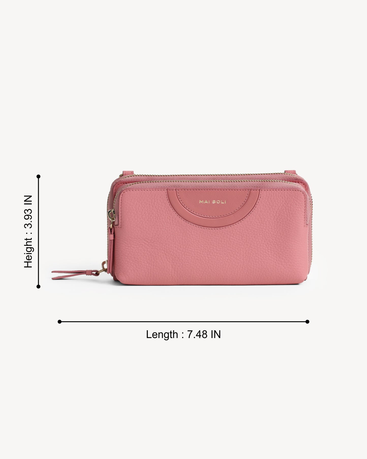 Chloe Clutch Bag - Rose