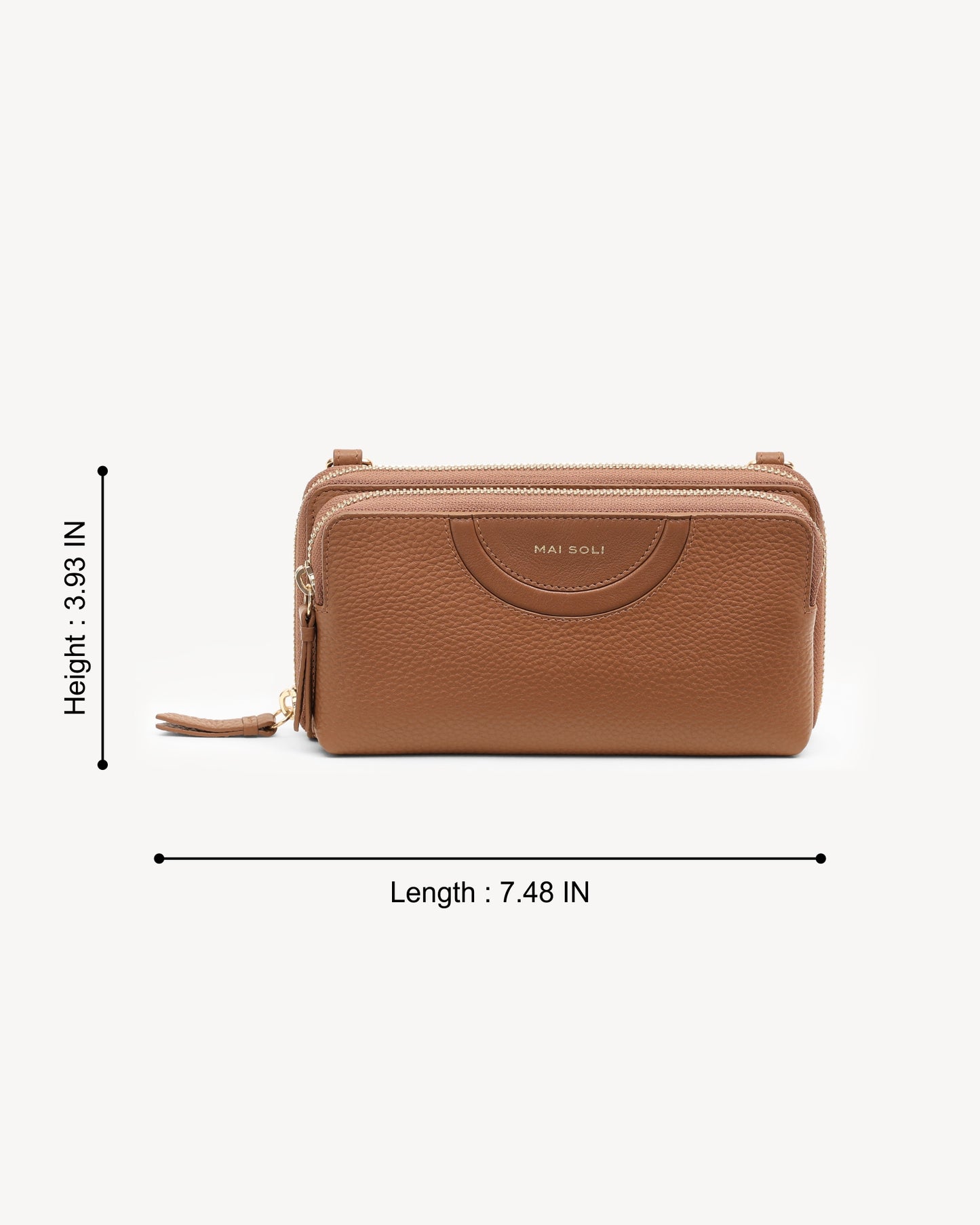 Chloe Clutch Bag - Hazelnut