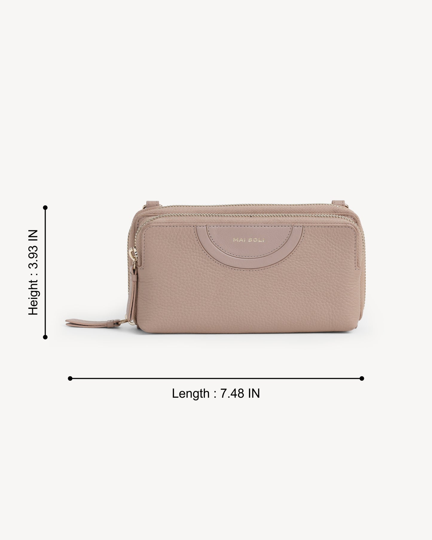 Chloe Clutch Bag - Nude