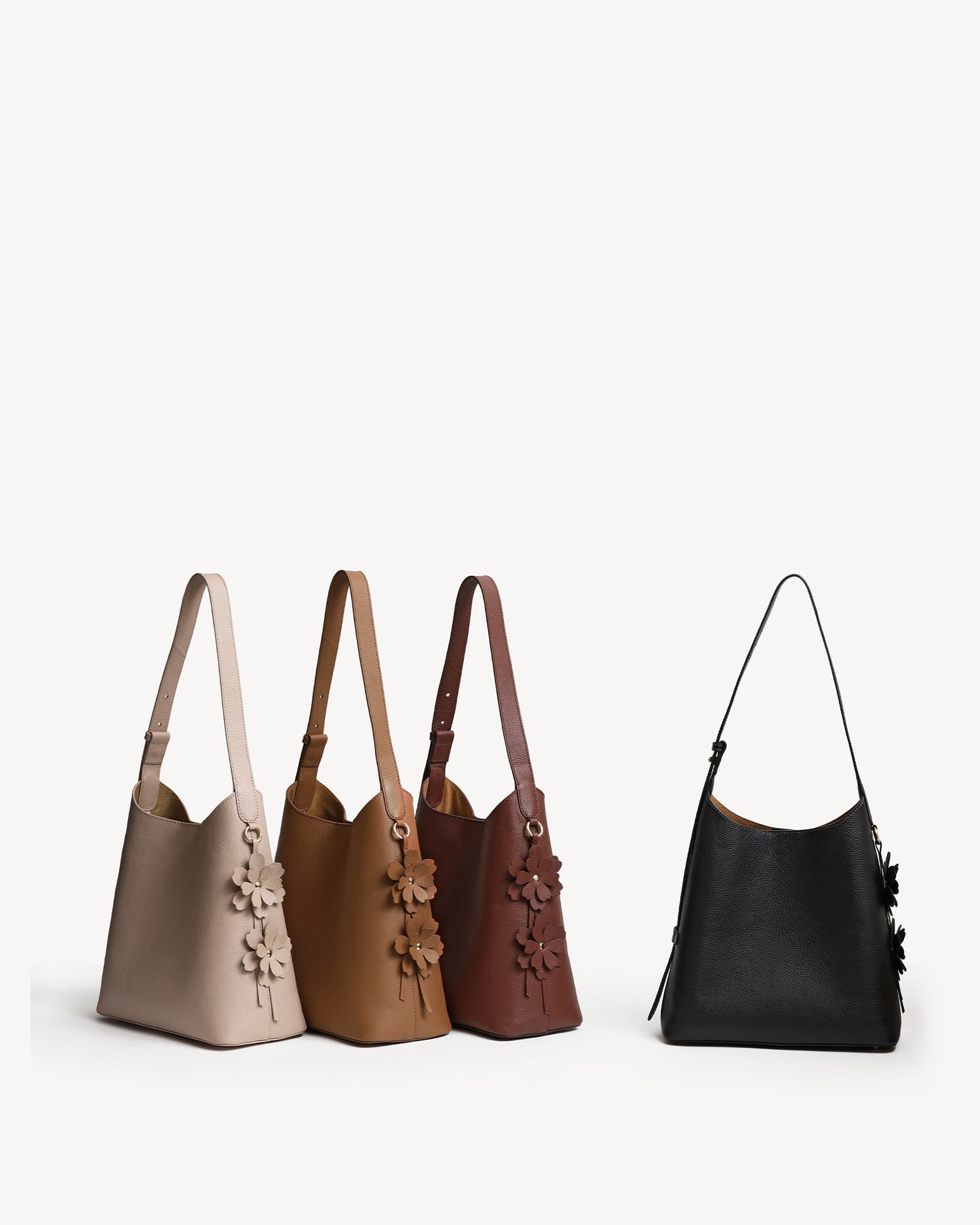 Daphne Bucket Tote Bag (Small) - Black