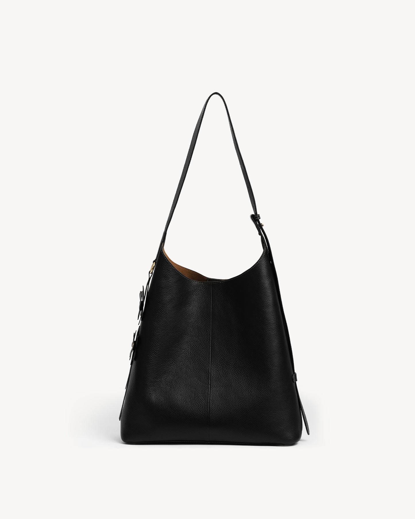 Daphne Bucket Tote Bag (Small) - Black