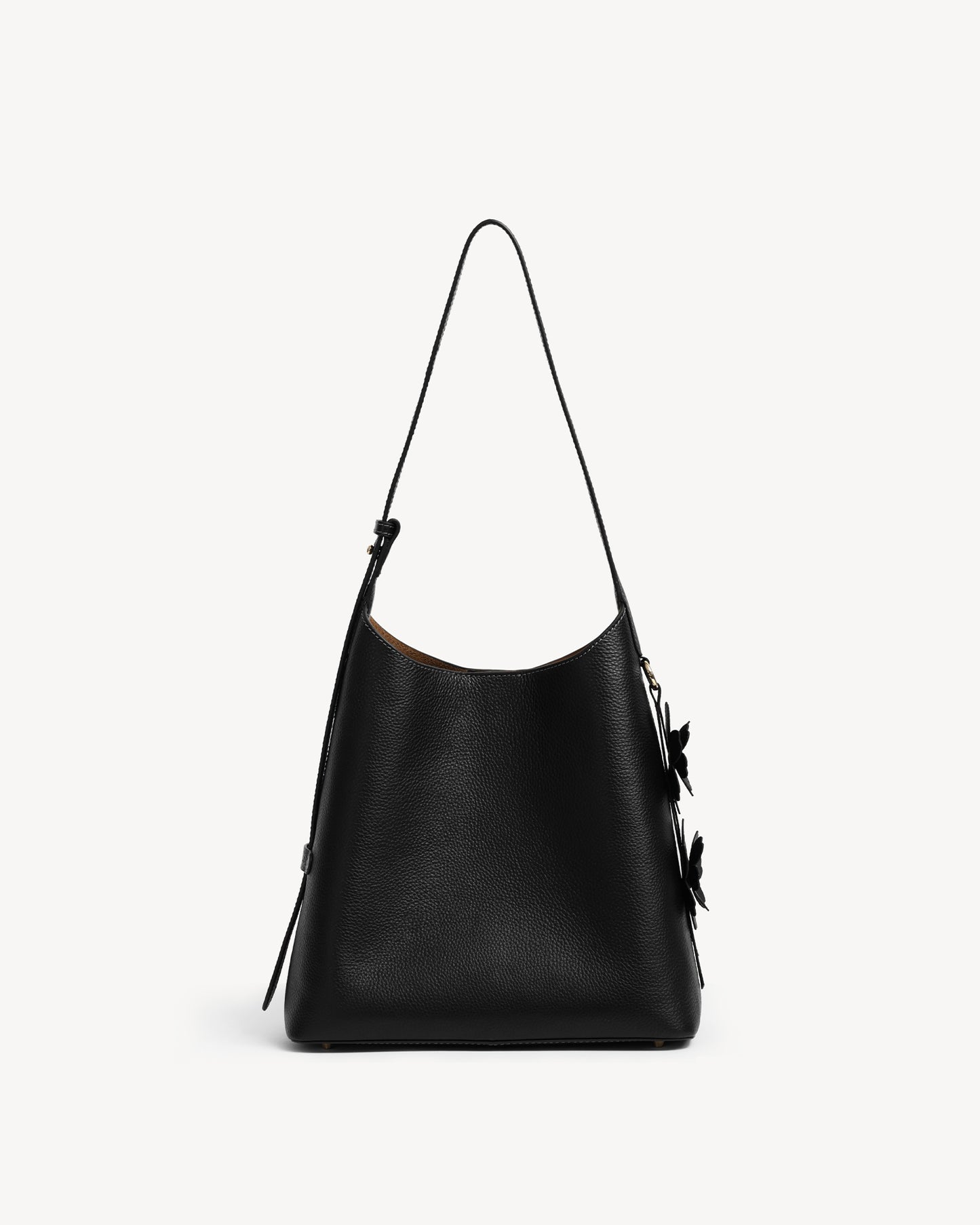 Daphne Bucket Tote Bag - Black