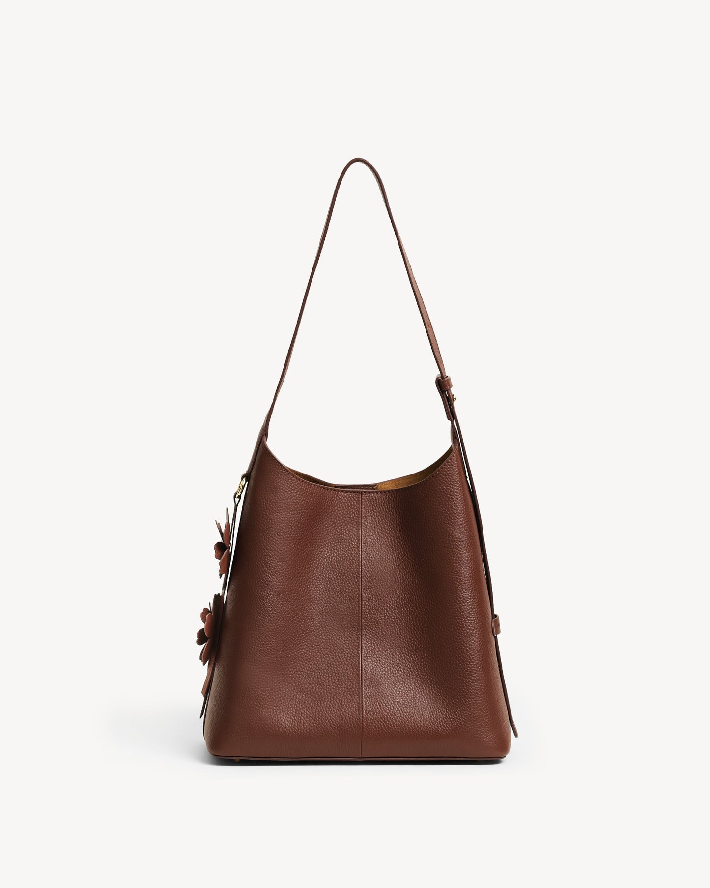 Daphne Bucket Tote Bag (Small) - Brown