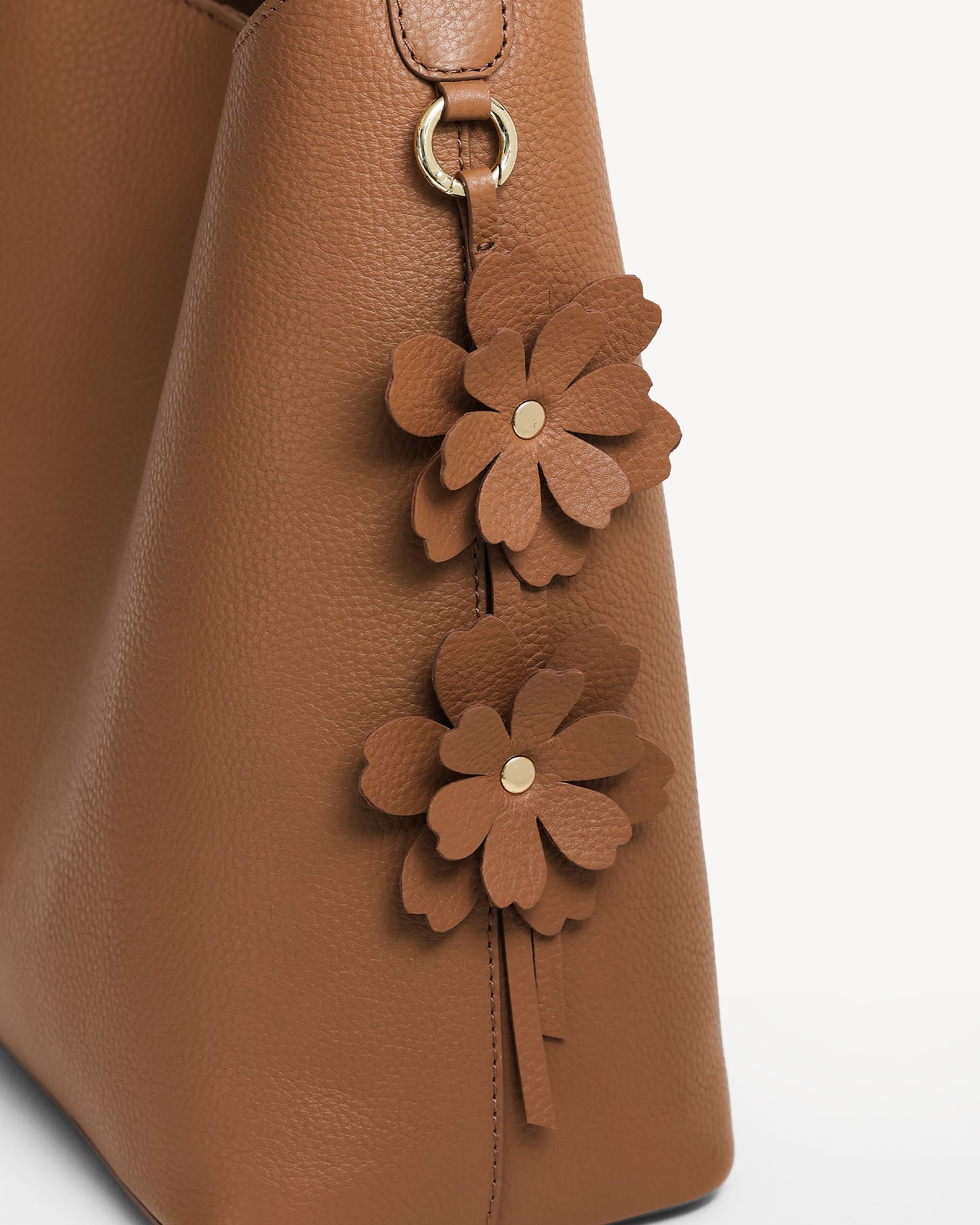 Daphne Large Bucket Tote - Tobacco
