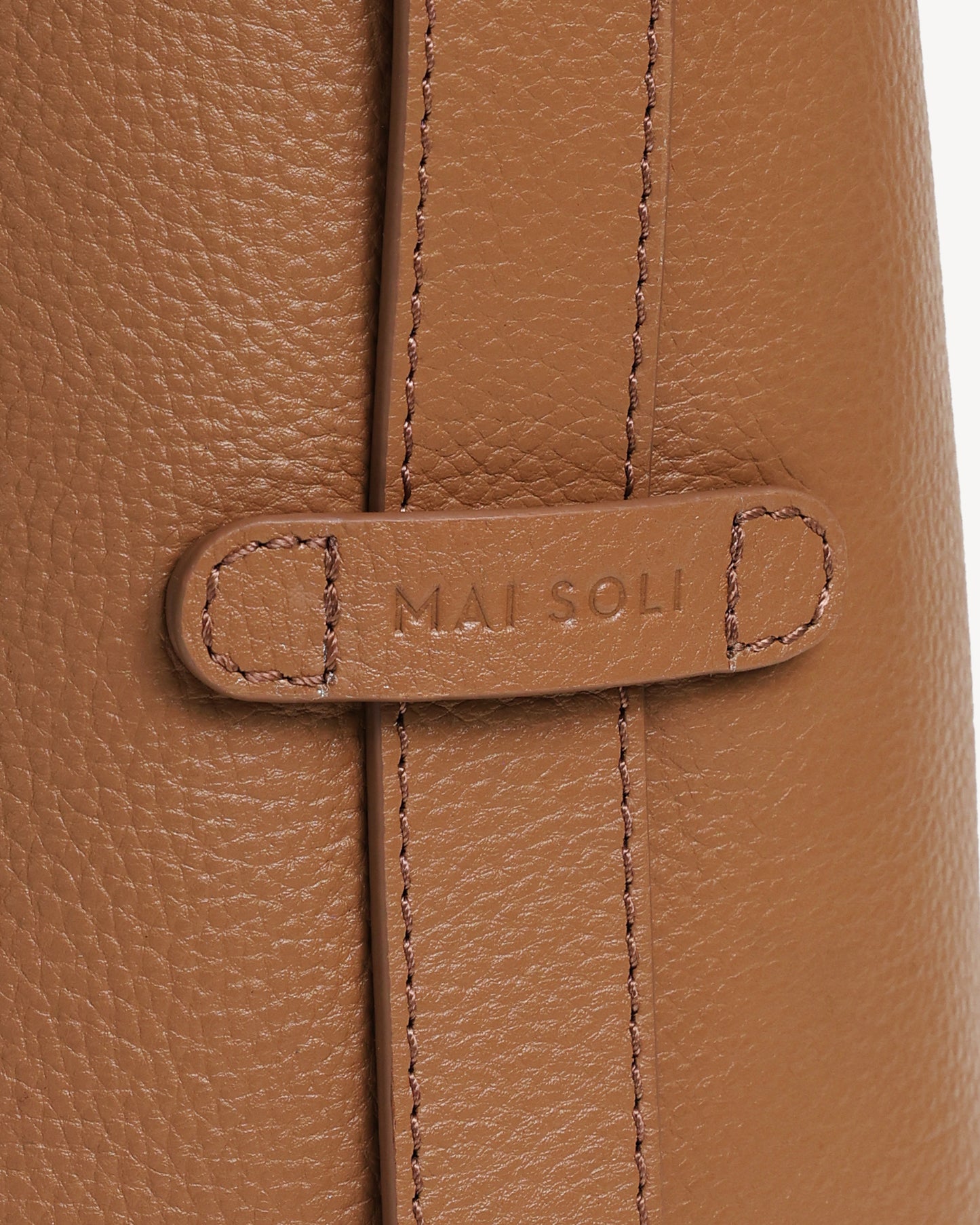 Daphne Bucket Tote Bag (Small) - Tobacco