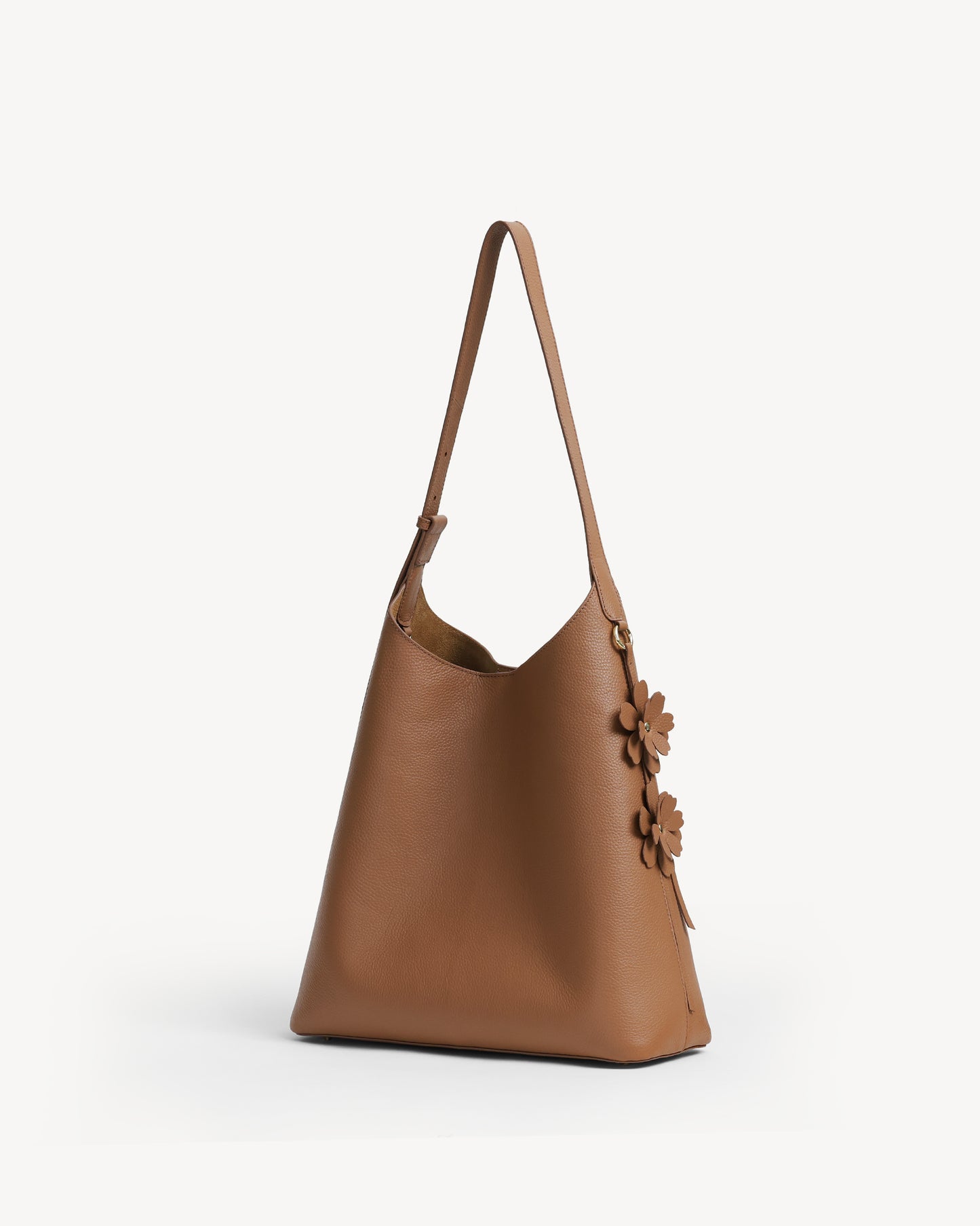 Daphne Bucket Tote Bag (Small) - Tobacco