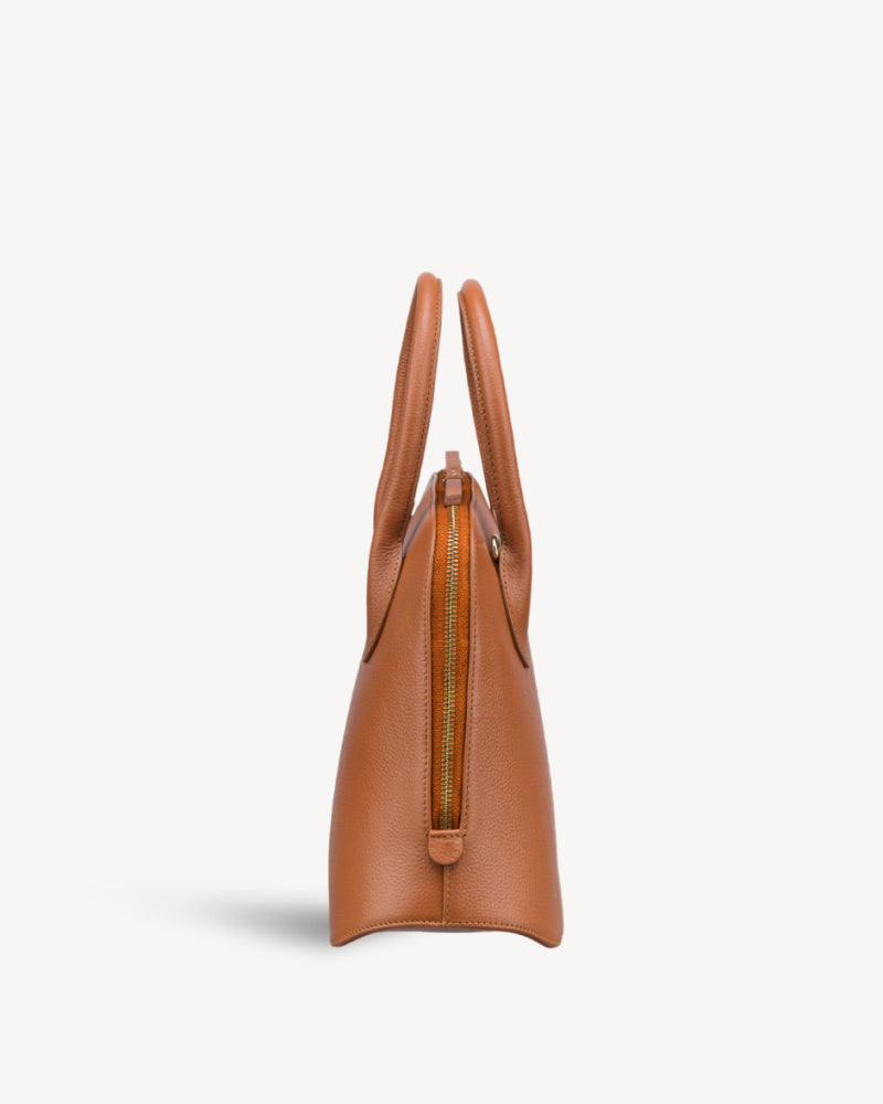Stella Satchel Bag - Tan