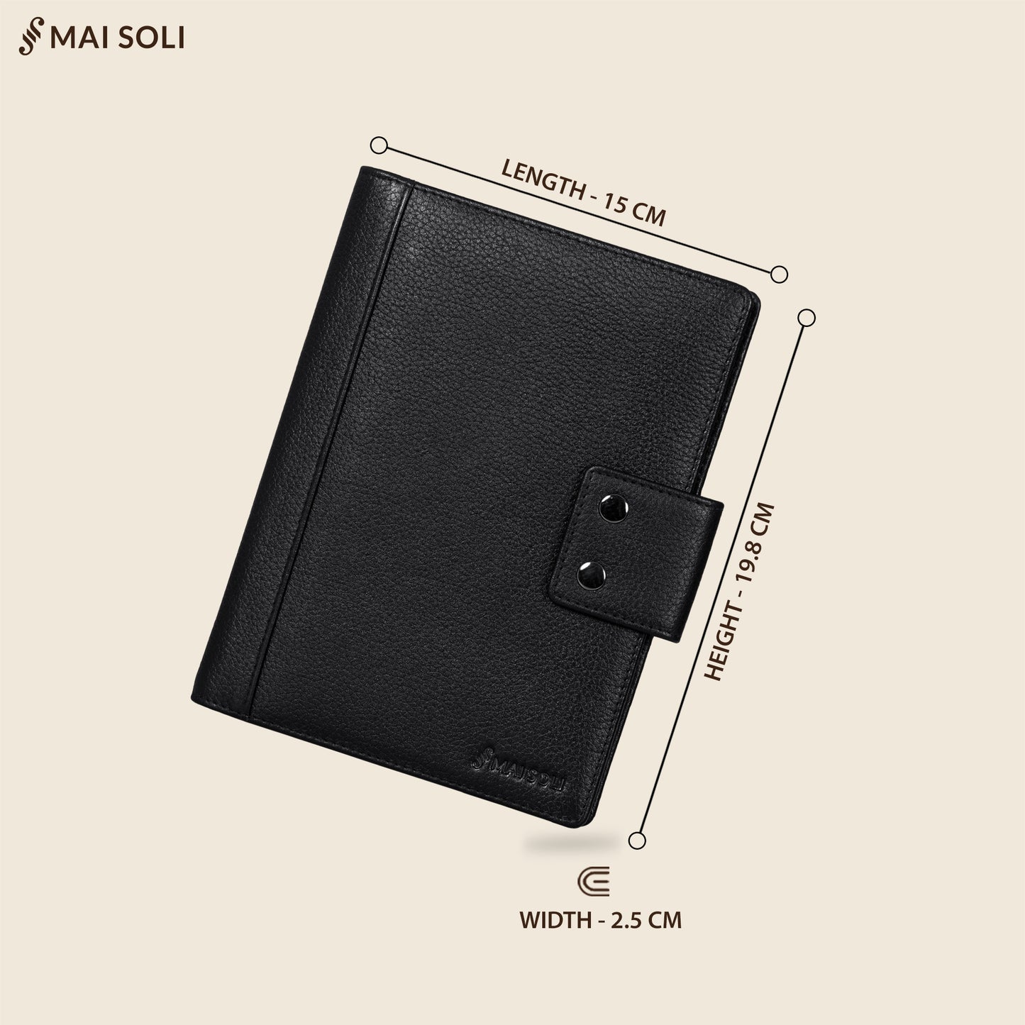 Safari Large Travel Wallet- Black