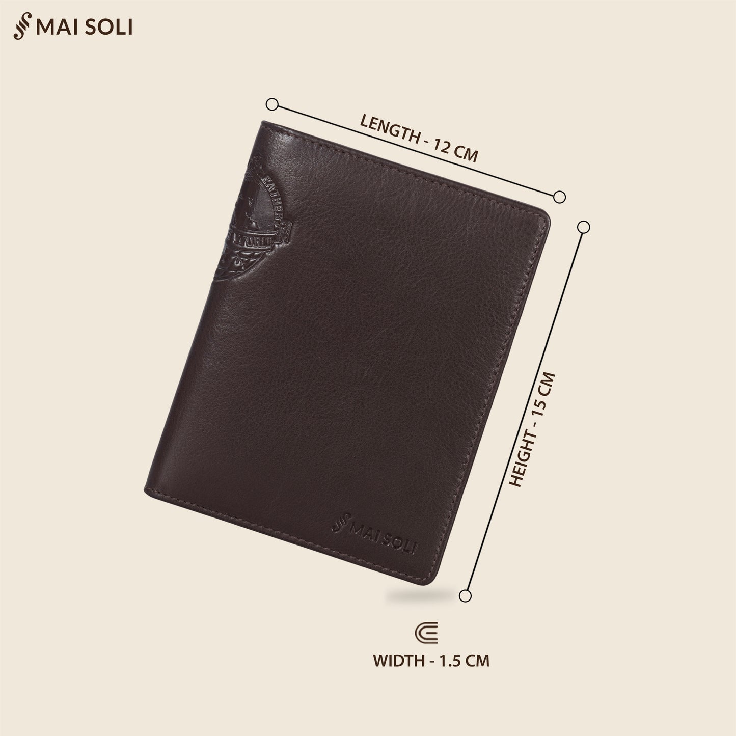 Harbor Travel Wallet - Brown