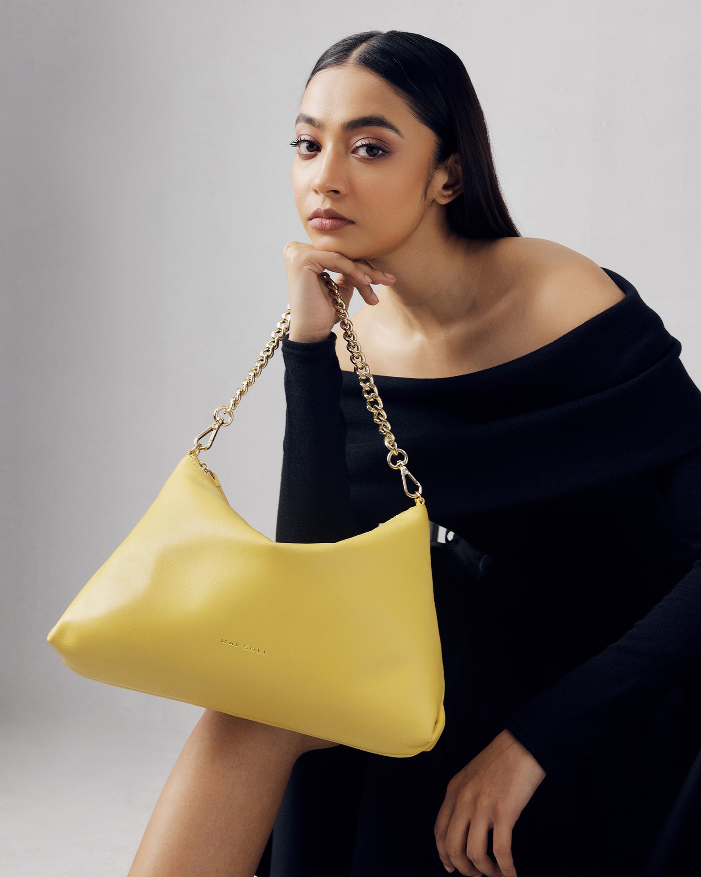 Kim Shoulder Bag - Yellow