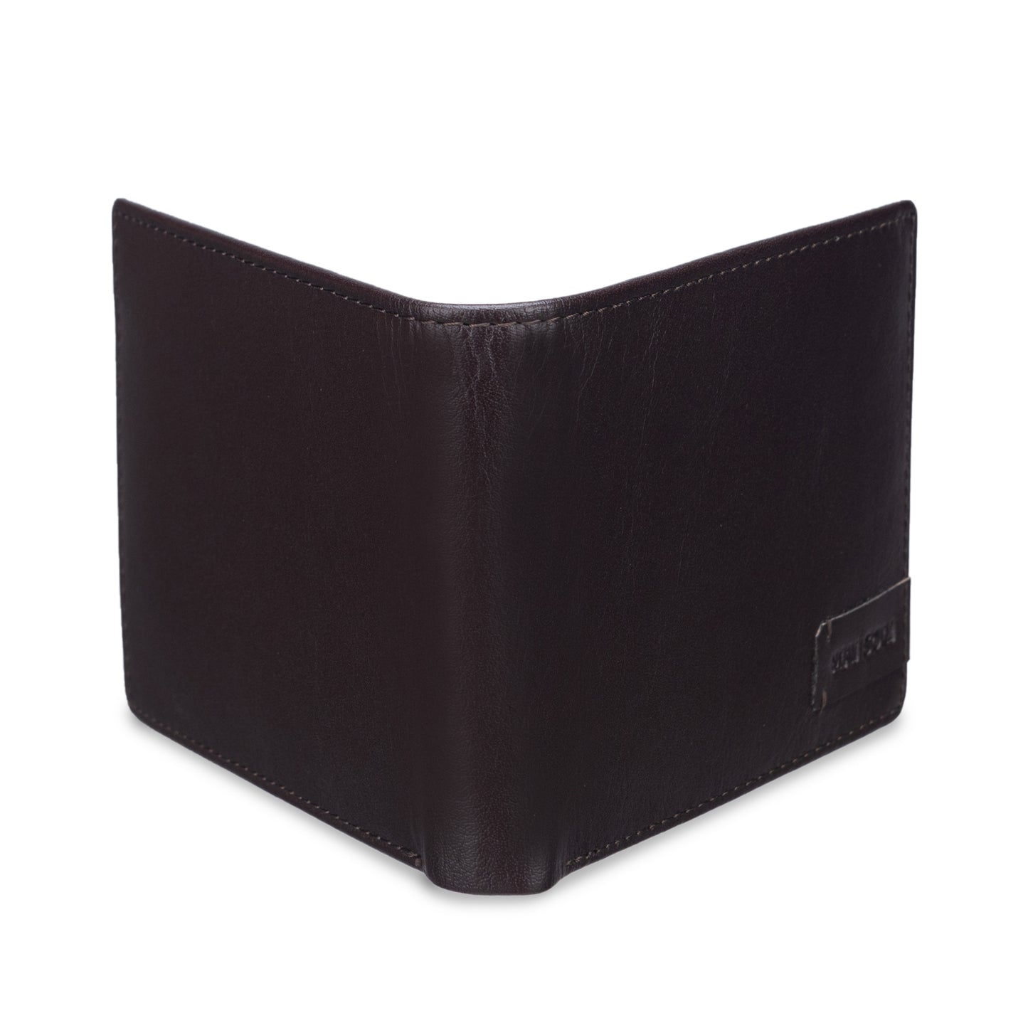 Ranch Bi-fold Leather Men's Wallet & Classy Gift Box -Soft Brown