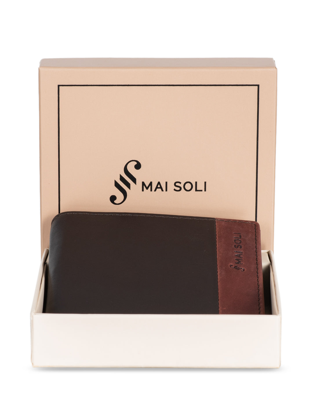 Antique Money Clip Wallet - Brown