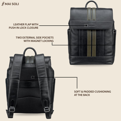 Alpha Large Backpack - Black