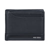 Pilot Bi-fold Genuine Leather Men's Wallet with Removable Credit Card Holder, Classy Gift Box & 4 Credit Card Holder- Black