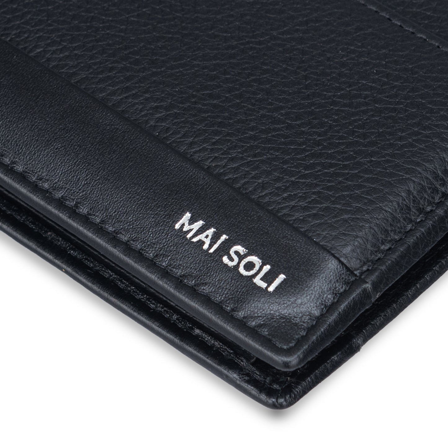 Pilot Bi-fold Genuine Leather Men's Wallet with Removable Credit Card Holder, Classy Gift Box & 4 Credit Card Holder- Black