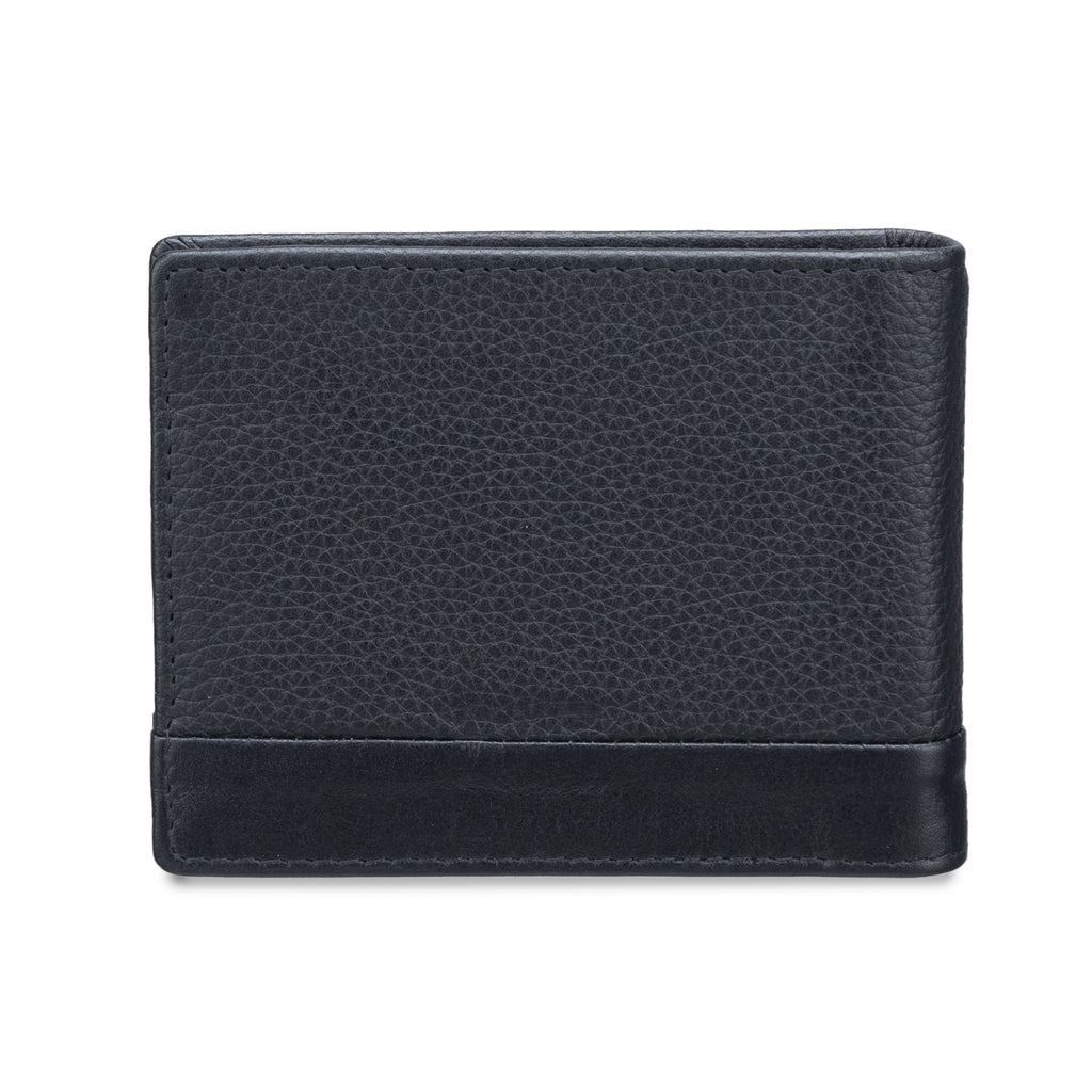 For Money bi-fold wallet in black