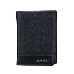Mens Premium Leather Bifold Trifold Credit Card ID Holder Wallets