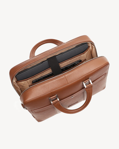 Monograph Briefcase 16" - Camel
