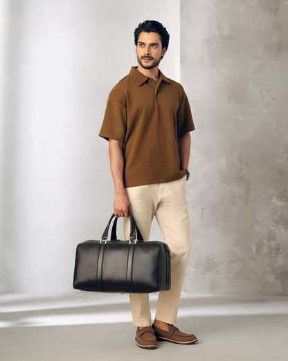 ⁠Monograph Duffel Bag - Black