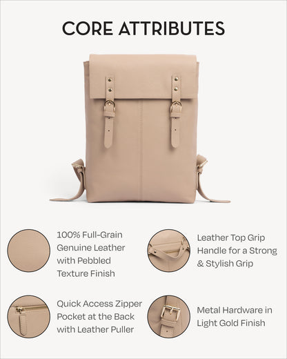 Sofia Backpack - Nude