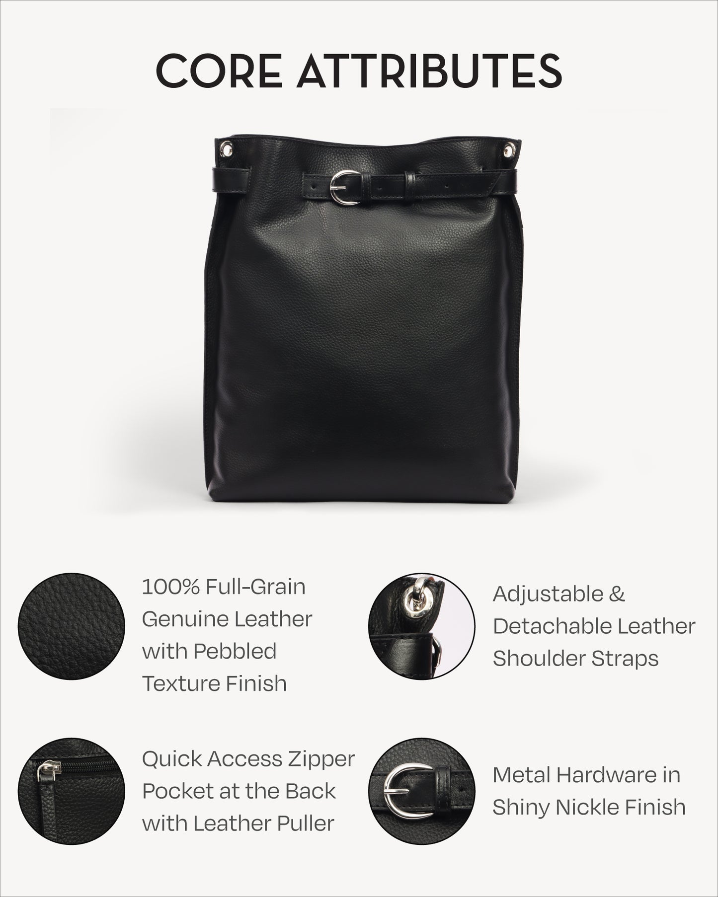 Santorini Backpack - Black