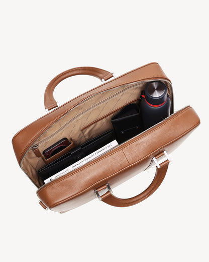 Monograph Briefcase 16" - Camel