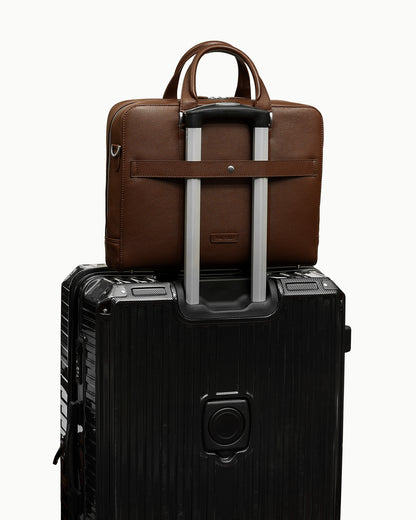 Monograph Briefcase 16" - Walnut Brown