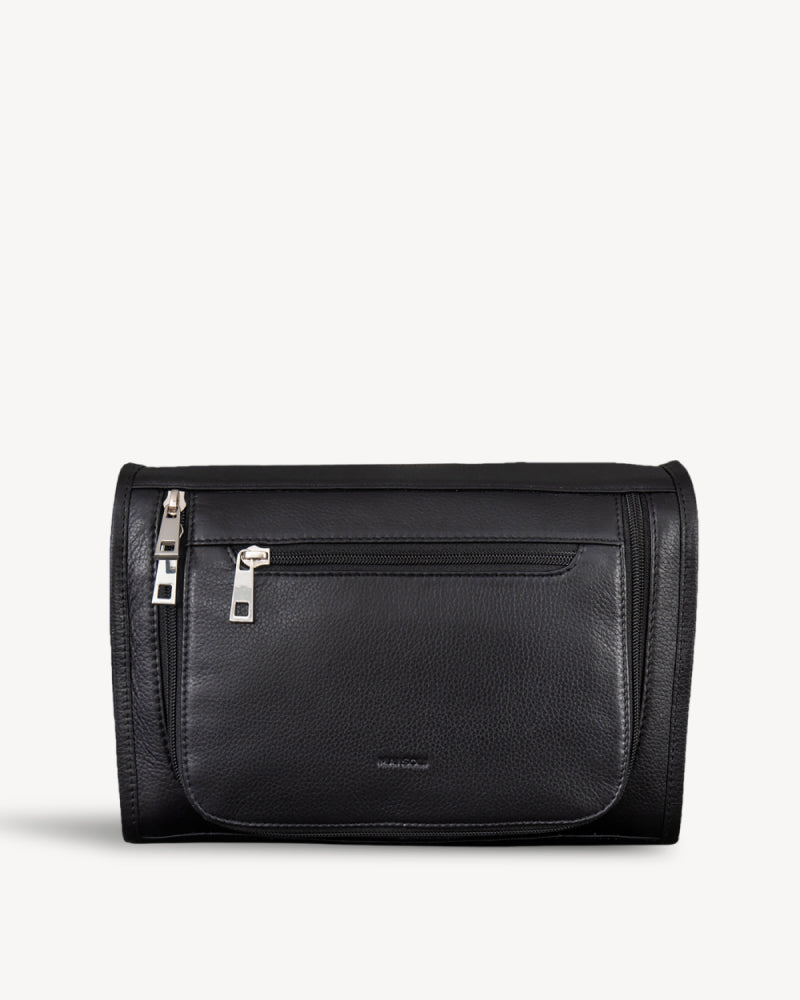 Barrel Toiletry Bag - Black