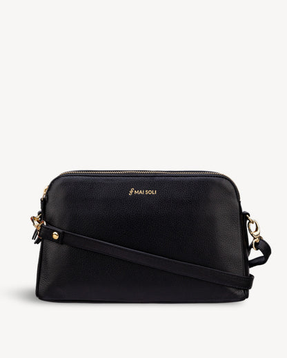 Emma Crossbody Medium Sling Bag - Black