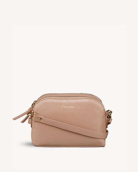 Emma Mini Crossbody Sling Bag - Nude Pink