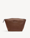 Paris Large Carry-all Pouch - Cognac Brown