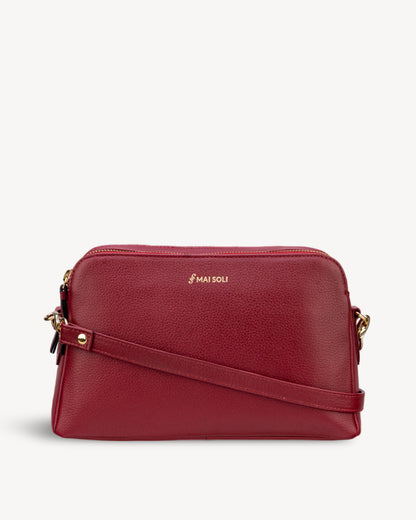 Emma Crossbody Medium Sling Bag - Berry