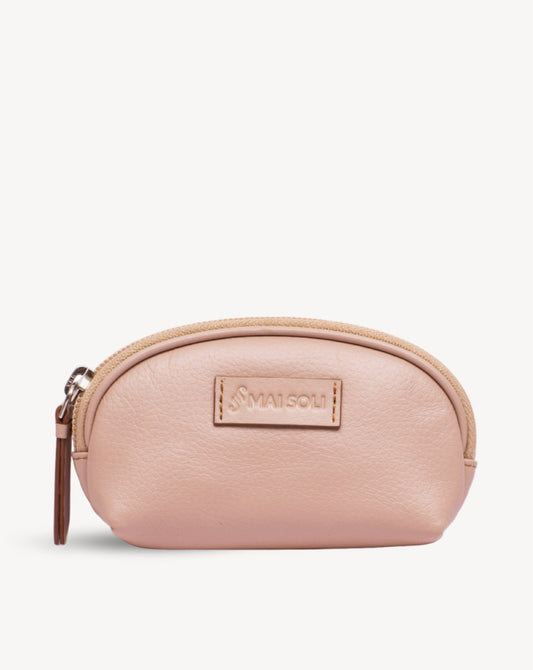 Dome Small Key Pouch - Nude Pink