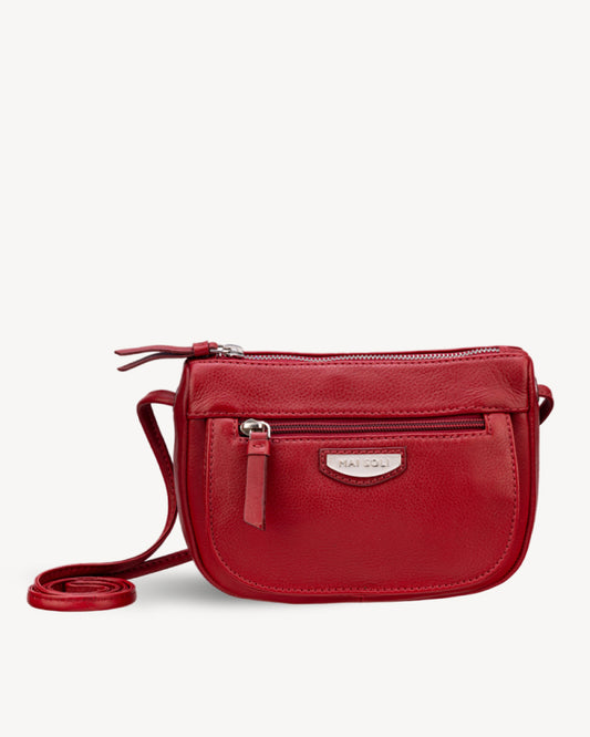 Roma Crossbody Sling Bag - Red