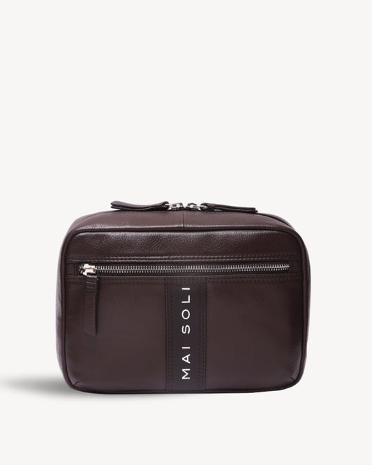 Navigator Toiletry Bag - Dark Brown