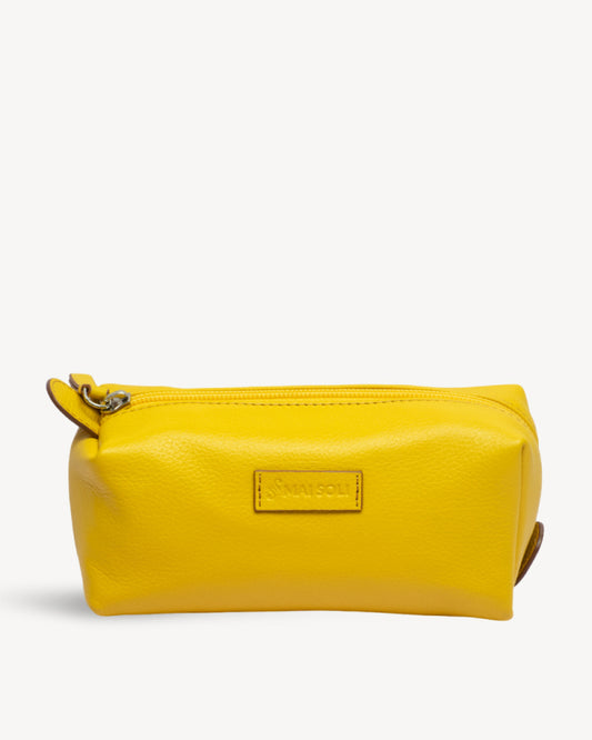 London Cosmetic Case - Yellow