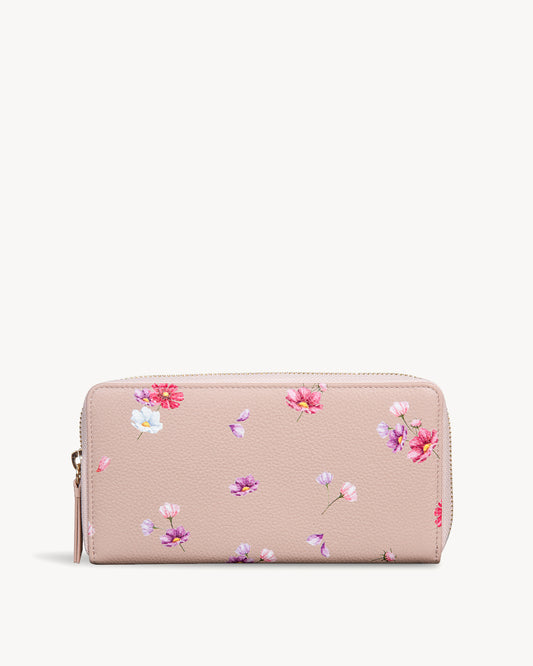 Cosmos Zip-around Wallet - Nude Pink