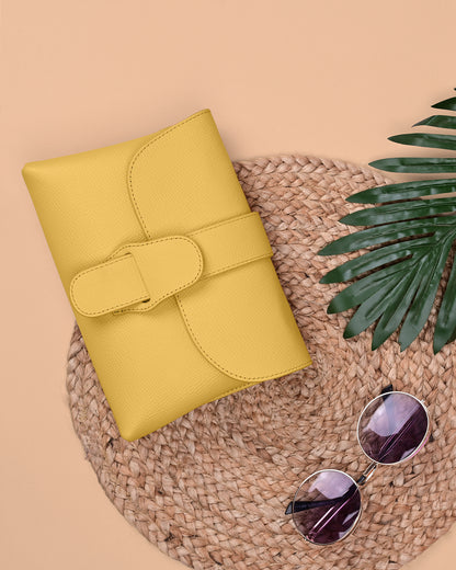 Claire Mini Envelope Clutch - Yellow