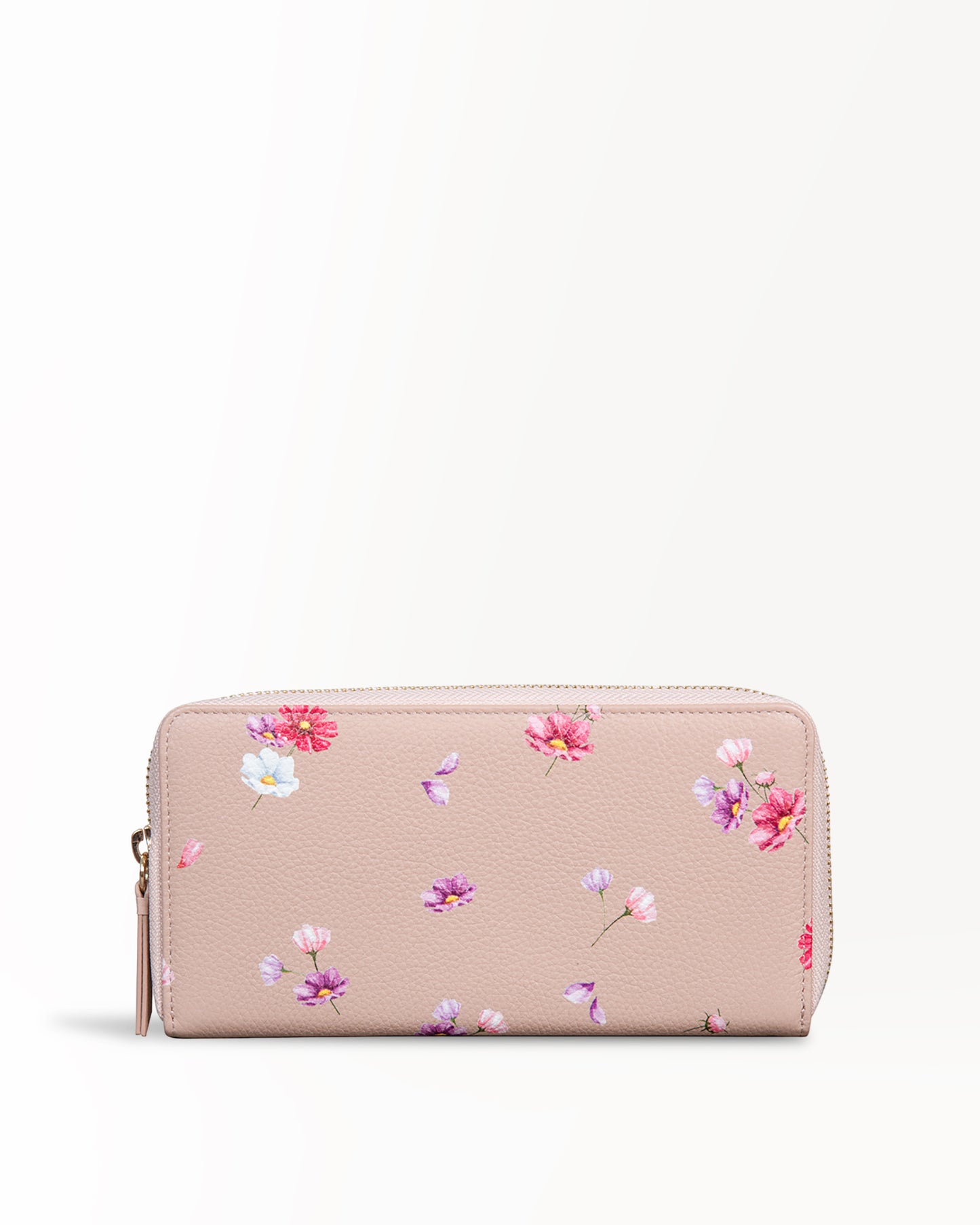 Cosmos Zip-around Wallet - Nude Pink